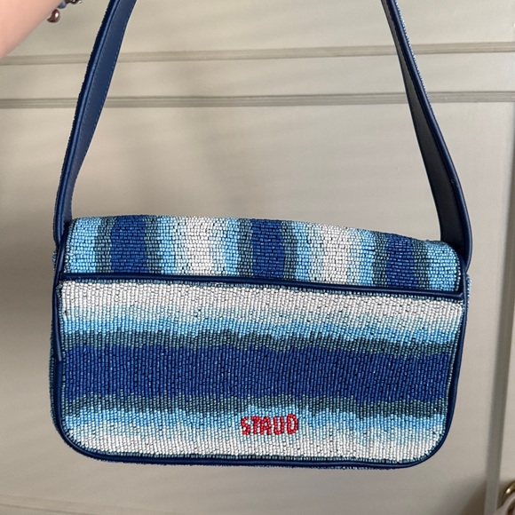 LIKE NEW STAUD Tommy Beaded Bag, Ride the Wave - Picture 5 of 9